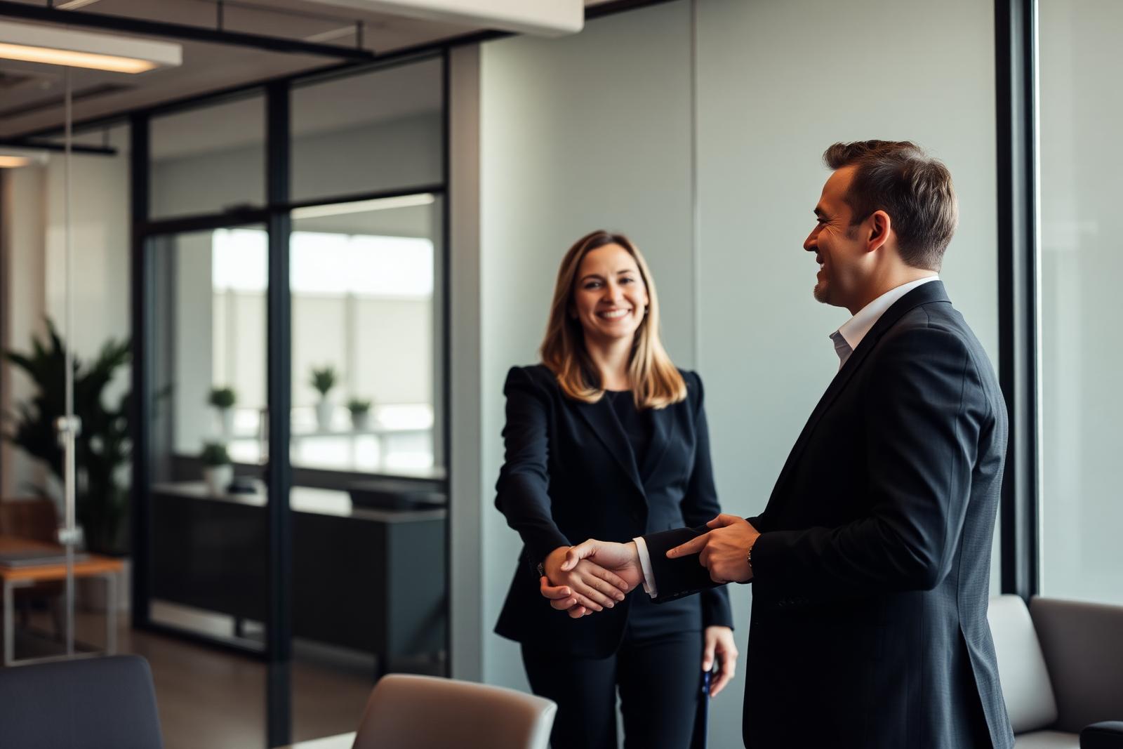 Partnership handshake